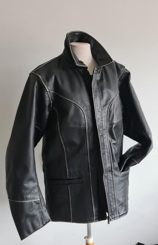 Echte leren Scania jas maat S, Kleding | Heren, Jassen | Winter, Ophalen of Verzenden