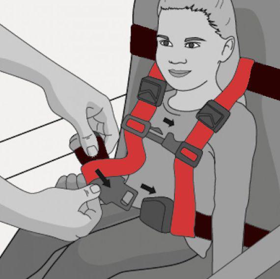 CARES Harnas 5-punts veiligheidsgordel, Kinderen en Baby's, Autostoeltjes, Nieuw, Overige merken, 15 t/m 36 kg, Overige methoden