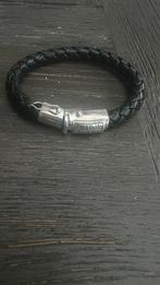 Buddha to Buddha armband Ben small leer, Ophalen of Verzenden, Zo goed als nieuw, Zwart, Leer