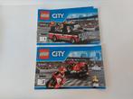 Lego City 60084 Racing Bike Transporter, Ophalen of Verzenden, Zo goed als nieuw, Complete set, Lego