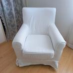 Witte fauteuil Ikea Jennylund, Gebruikt, Stof, Ophalen