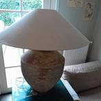 Oude stenen kruik / lampevoet met kap, Ophalen of Verzenden, 50 tot 75 cm