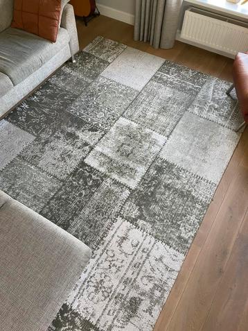 Patchwork vloerkleed groen 200x290 cm beschikbaar voor biedingen