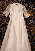 Vintage trouwjurk en trouwpak jaren 70, Ophalen of Verzenden, Zo goed als nieuw, Wit, Trouwjurk