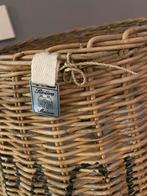 Riviera Maison Lampenkap + lamp 2x, Huis en Inrichting, Lampen | Hanglampen, 50 tot 75 cm, Ophalen of Verzenden, Brocante, Glas