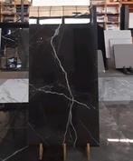 60x120cm Cararra zwart hoogglans €22,50 pm2 op=op, Nieuw, Wandtegels, Keramiek, 20 tot 40 cm