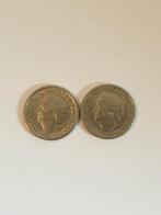 0143 nederland wilhelmina dubbeltjes 2 stuks 1948, Postzegels en Munten, Munten | Nederland, Verzenden, Koningin Wilhelmina, 10 cent