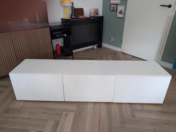 Ikea BESTA TV cabinet (Laxviken white doors)