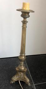 Koperen lampenvoet, (eventueel) met kap, Ophalen of Verzenden