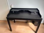 GUSTAV Ikea bureau met plank - zwartbruin, Ophalen, Zo goed als nieuw, Bureau
