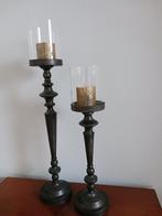 Mooie set van twee kandelaren, Ophalen, 50 tot 75 cm, Zo goed als nieuw, Metaal