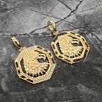 14k gouden hanger adelaar model kettinghanger, Ophalen of Verzenden, Zo goed als nieuw, Goud, Kruis of Symbool