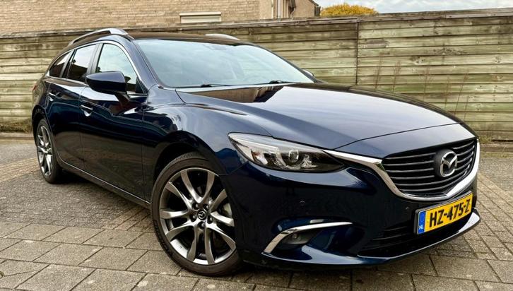 Mazda 6 2.0 Sportbreak 165PK GT-M NAP/Apple carplay/leder, Auto's, Mazda, Particulier, ABS, Achteruitrijcamera, Adaptieve lichten