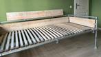 Steigerbuis bed met steigerhout (evt ook bureau), Ophalen, Gebruikt, 90 cm, Eenpersoons