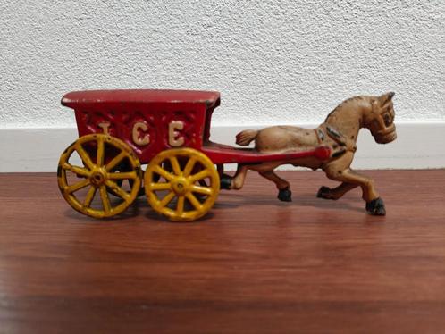 Vintage gietijzer speelgoed the iceman cometh, Antiek en Kunst, Antiek | Speelgoed, Ophalen of Verzenden