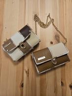 Handgemaakte Tasjes Leer & Stof, Sieraden, Tassen en Uiterlijk, Tassen | Damestassen, Ophalen of Verzenden, Nieuw, Bruin, Schoudertasje