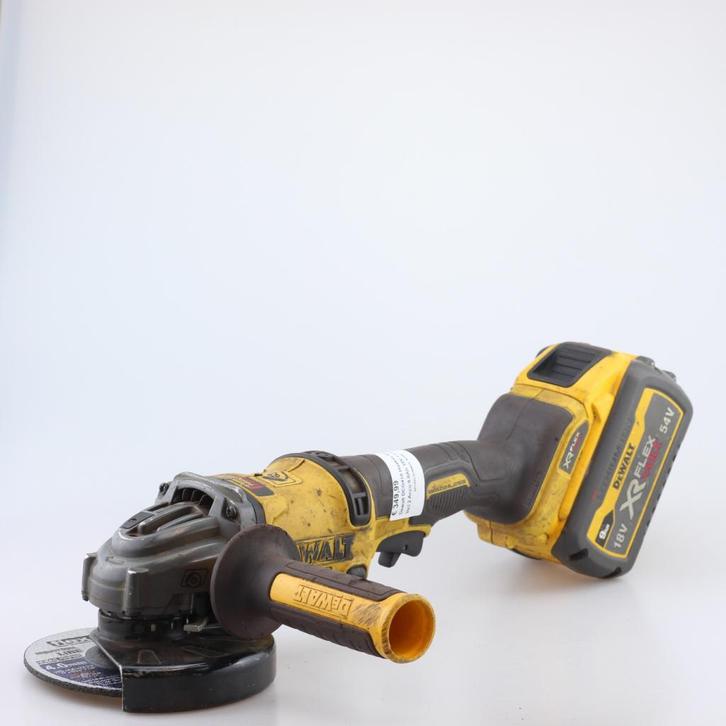 Dewalt DCG418 Haakse Slijper Incl 2 Accu 9.0Ah 18V + Lader, Doe-het-zelf en Verbouw, Gereedschap | Slijpmachines, Zo goed als nieuw