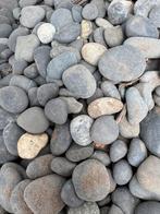 Zwart/grijs/blauwe Beach Pebbles 16-25mm - 2.5m3, Tuin en Terras, Ophalen, Overige materialen, Gebruikt, Zwart