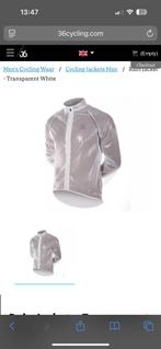 36 Cycling Regenjas Transparant - XL, Overige maten, Wit, Nieuw, Ophalen of Verzenden