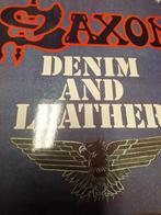 Saxon - Denim and Leather + Live to Rock (Best Of) , 2 lp's, Cd's en Dvd's, Vinyl | Hardrock en Metal, Ophalen of Verzenden, Zo goed als nieuw