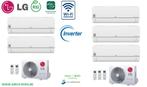 PROMO LG DUO - TRIPLE MULTI WARMTEPOMP INVERTER, Witgoed en Apparatuur, Airco's, Nieuw, Afstandsbediening, Verwarmen, 3 snelheden of meer