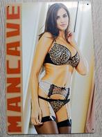 mancave Pin Up Sexy Lingerie Metalen Wandbord mancave, Huis en Inrichting, Verzenden, Nieuw