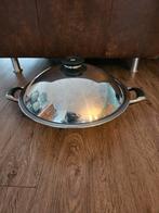 Grote AMC wokpan 5.6 liter met deksel voor inductie, Ophalen of Verzenden, Rvs, Wok