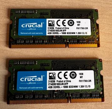 Geheugen bankjes Apple iMac A1419 A1418 4x 4 Gb 1867 MHZ beschikbaar voor biedingen