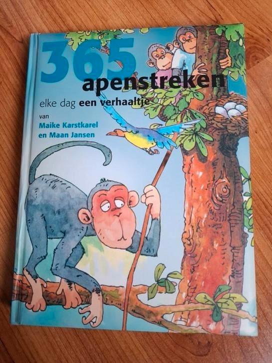 M. Karstkarel - 365 Apenstreken, Boeken, Kinderboeken | Jeugd | onder 10 jaar, Zo goed als nieuw, Fictie algemeen, Ophalen of Verzenden