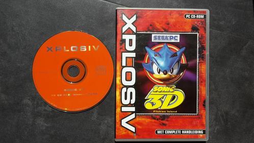 PC Game - Sonic 3D Flickies Island - Sega 3D Platform, Spelcomputers en Games, Games | Pc, Zo goed als nieuw, Platform, 1 speler