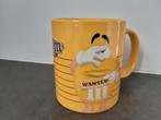 M&M, M&M's, mok, YELLO/GEEL, WANTED, puntgaaf, Huis en Inrichting, Keuken | Servies, Ophalen of Verzenden, Zo goed als nieuw, Overige stijlen