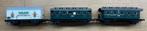 3 HO Wagons - Verschillende modellen, Hobby en Vrije tijd, Modeltreinen | H0, Overige merken, Gebruikt, Gelijkstroom of Wisselstroom