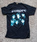 T shirt v/d groep Europe, + programmaboek en entreekrt. 1988, Maat 38/40 (M), Zwart, Ophalen of Verzenden, Korte mouw