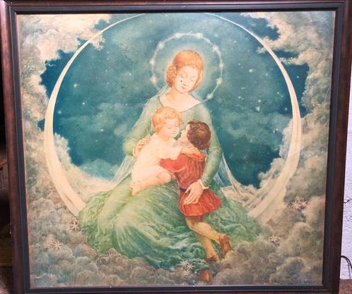 Maria+Jezus+Johannes - W. Meyer-Speer (1926), Verzamelen, Religie, Gebruikt, Kaart of Prent, Ophalen