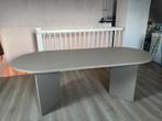 Ovale eetkamer tafel beige, Huis en Inrichting, Tafels | Eettafels, Ophalen, 200 cm of meer, 50 tot 100 cm, Zo goed als nieuw