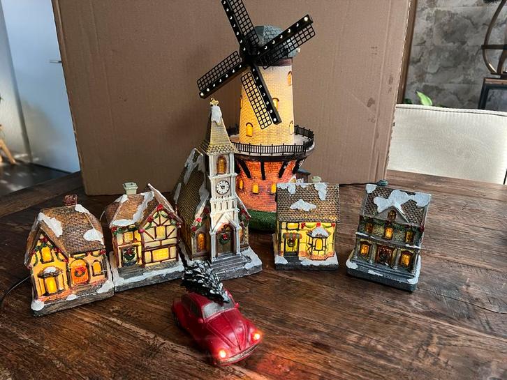 Kerstdorp Collectie, Huis en Inrichting, Woonaccessoires | Overige, Zo goed als nieuw, Ophalen of Verzenden