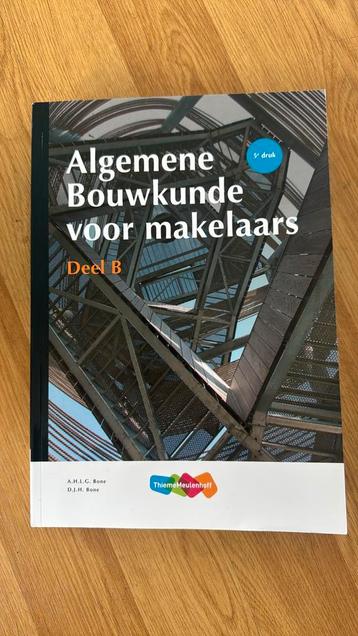 Algemene bouwkunde voor makelaars deel B beschikbaar voor biedingen