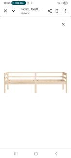 Houten bed 1 persoon NIEUW, Ophalen, Eenpersoons, Nieuw, Minder dan 160 cm