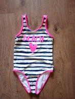 Mooi wit/blauw gestreept badpak mt 134/140, Kinderen en Baby's, Kinderkleding | Kinder-zwemkleding, Meisje, Badpak, Ophalen of Verzenden