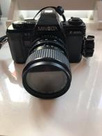 Minolta camera x-300s met luxon sky lens zoom 28-70, Ophalen of Verzenden, Gebruikt, Minolta