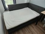 Boxspring twijfelaar 140x210 cm Antraciet, Ophalen, Overige kleuren, 210 cm, 140 cm