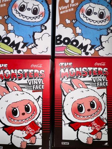Labubu Coca-Cola Vinyl Face – Pop Mart – Nieuw in verpakking beschikbaar voor biedingen