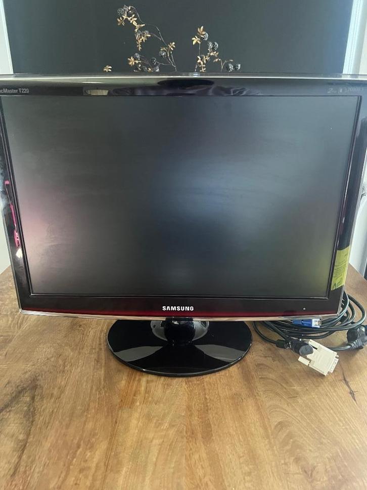 Samsung Syncmaster T220 Monitor, Computers en Software, Monitoren, Gebruikt, 60 Hz of minder, LED, 1 tot 2 ms, Ophalen