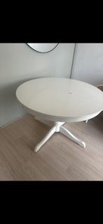 Uitschuifbare eettafel, Huis en Inrichting, Tafels | Eettafels, Gebruikt, Rond, Vijf personen of meer, 50 tot 100 cm