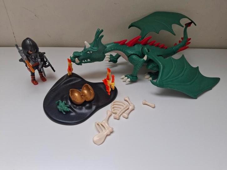 Playmobil Draak met Ridder en Accessoires, Kinderen en Baby's, Speelgoed | Overig, Zo goed als nieuw, Jongen of Meisje, Ophalen of Verzenden