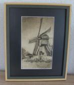de watermolen / Cor van der Woerd - nieuw / ingelijst, Antiek en Kunst, Kunst | Etsen en Gravures, Ophalen of Verzenden