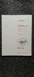 Bladmuziek voor trompet en piano concerto en sol mineur, Muziek en Instrumenten, Ophalen of Verzenden, Zo goed als nieuw, Artiest of Componist