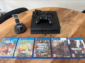 PlayStation 4 incl. 5 spellen (set) beschikbaar voor biedingen