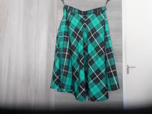 Hell Bunny rok l geruite rok large, Kleding | Dames, Rokken, Zo goed als nieuw, Maat 42/44 (L), Groen, Knielengte, Ophalen of Verzenden