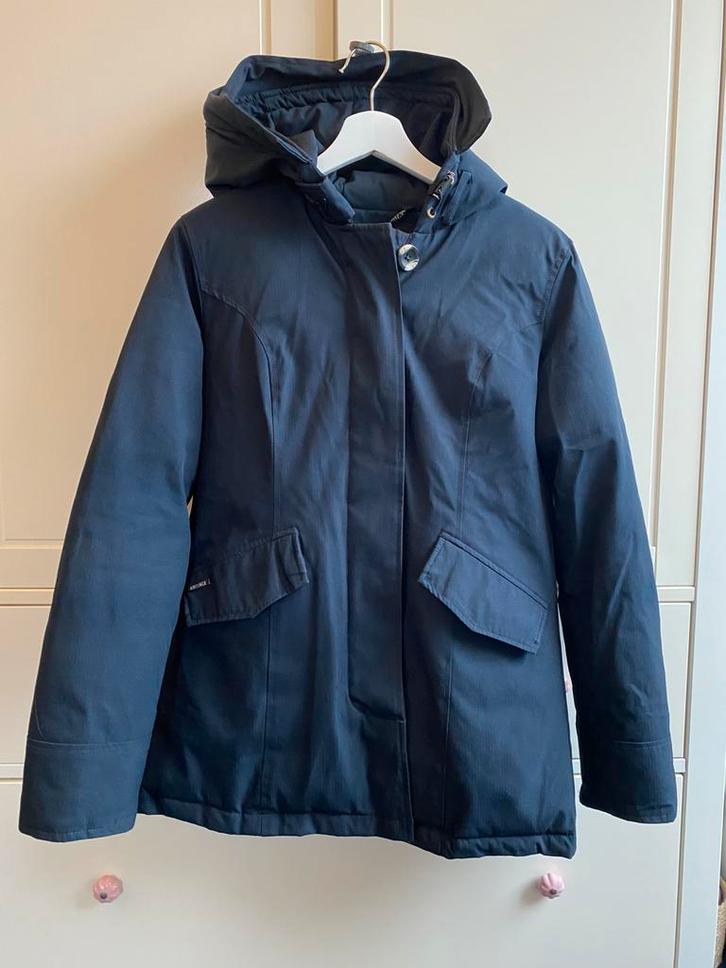 Airforce jas 2 pocket Herringbone Dark Navy (14Y/ maat 164), Kleding | Dames, Jassen | Winter, Zo goed als nieuw, Maat 34 (XS) of kleiner